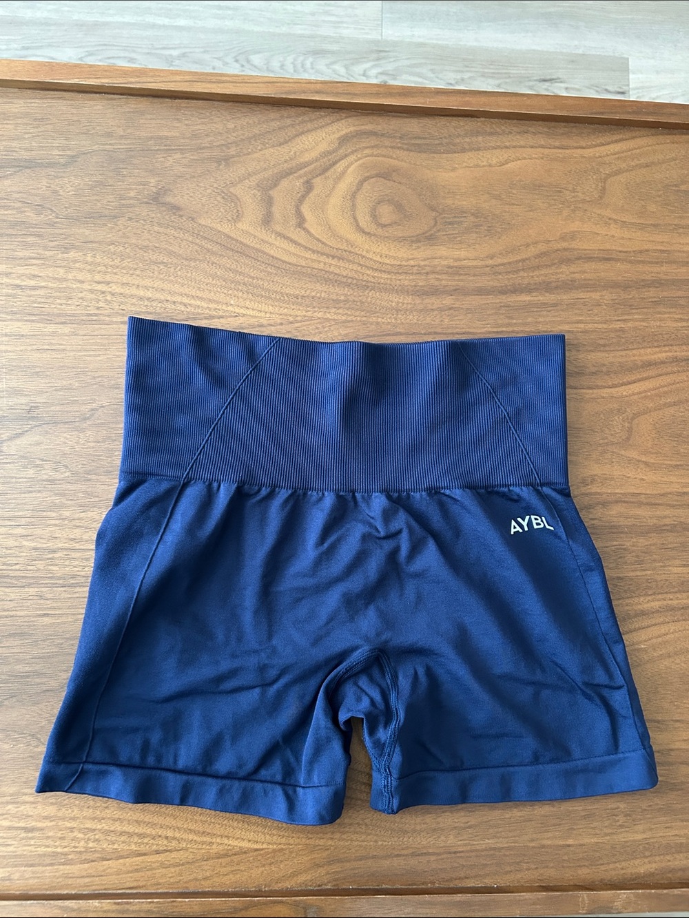 AYBL Navy High-Rise Shorts